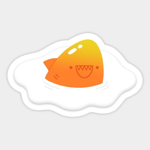 Shark Egg Sticker by Mauro Gatti Art